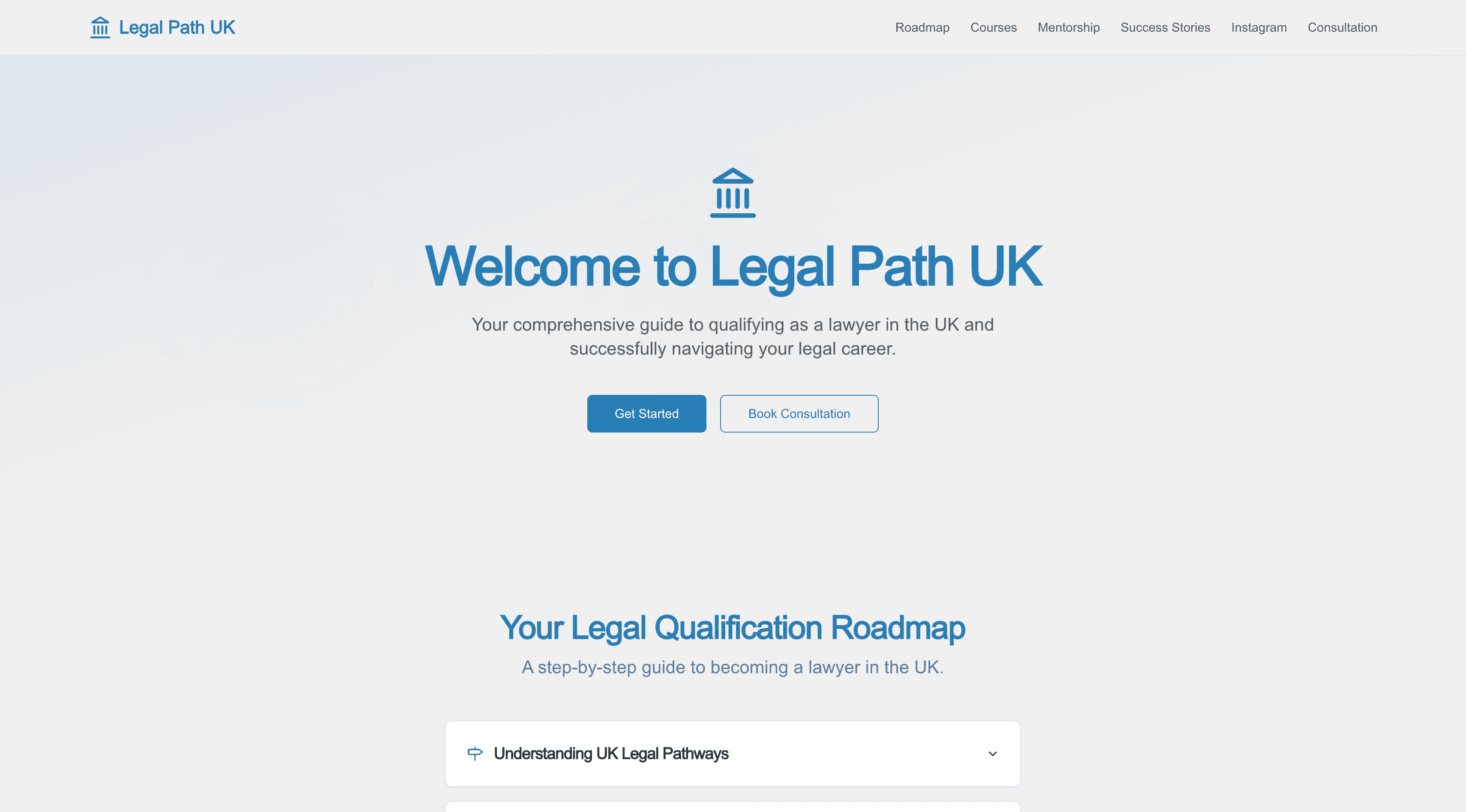 Legal Path UK - Mentorship Platform