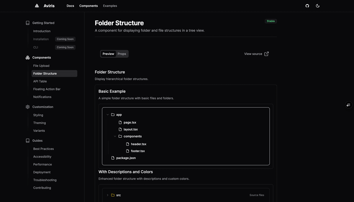 Aviris UI - Building a comprehensive React component ecosystem